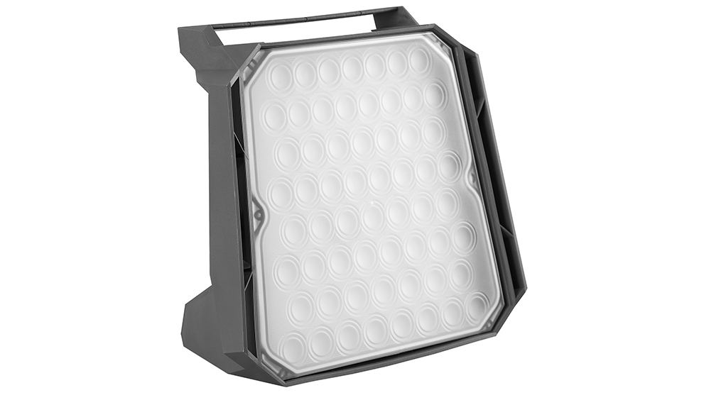 丸い透明な表面を持つグレーのボッシュプロフェッショナルツール。